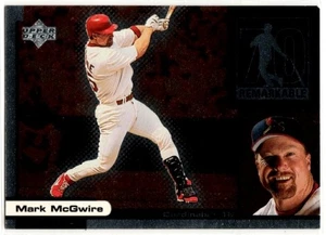 1999 Upper Deck Ovation Baseball 70 Remarkable #M4 Mark McGwire INSERT CARDINALS - Picture 1 of 1