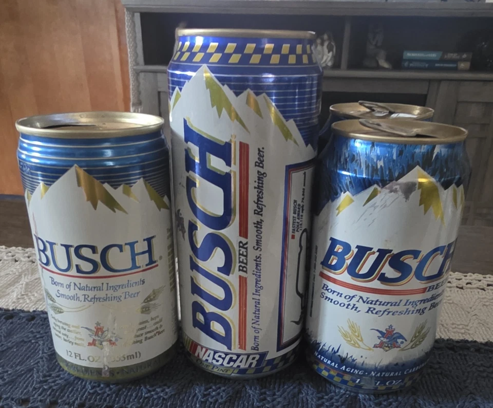 Busch Collectable Cans Nascar - Image 1 of 2