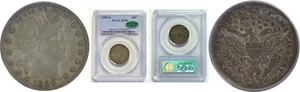 1896-O 25C Barber Quarter PCGS XF-45 CAC - Picture 1 of 3