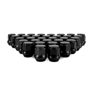 Mishimoto Steel Lug Nuts, M14x1.5, Acorn Seat, 32pc Set, Black - Photo 1 sur 6