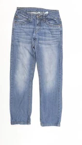 Tom Taylor Mens Blue Cotton Blend Straight Jeans Size L W28 L29 - Picture 1 of 12