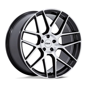 TSW TW002 LASARTHE Gloss Black Machined Rims: 17x8, 5x120, 35mm, TW002BD17805235 - Picture 1 of 4