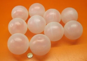 Polypropylene Hollow Floating Plastic Balls -Sphere 3.150" Dia, 10 pcs - Picture 1 of 6