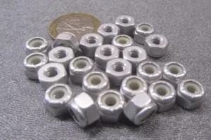 Nylon Insert Lock Nut, Aluminum,  8-32 Threads, 75 Pcs - Picture 1 of 11