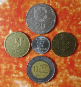 Lot WORLD COINS (1969 - 2010) *AUSTRIA *Belgium *SWEDEN *Portugal *Dom. REPUBLIC - Bild 1 von 7