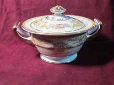 Noritake Nanette Covered Serving Bowl 11 3/4" X 6"