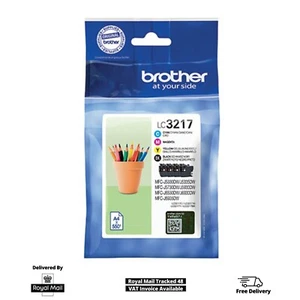 Genuine Brother LC3217 Multipack CMYK Ink Cartridge for MFC-J5730DW J6935DW - Picture 1 of 1