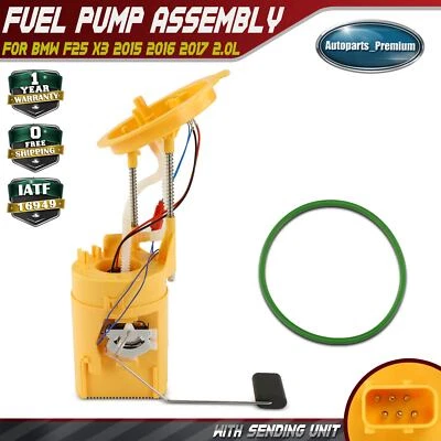 Conjunto de bomba de combustível lateral direito para BMW F25 X3 2015 2016 2017 L4 2.0L diesel 6 pinos - Imagem 1 de 4
