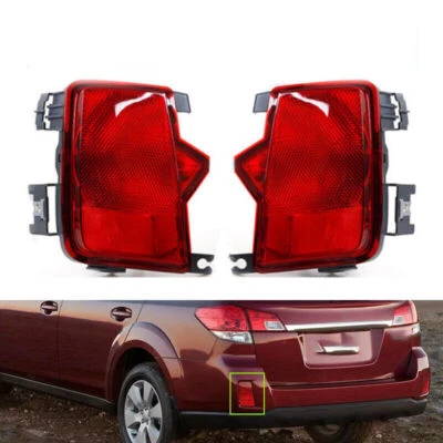 Juego de luces de freno de parachoques trasero sin bombillas para Subaru Outback 2009-2014 Foto 1 de 4