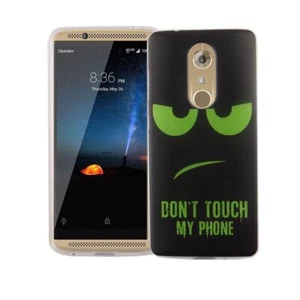 Etui na telefon komórkowy do ZTE Axon 7 Dont Touch zielone etui case cover motyw TPU bumper - Zdjęcie 1 z 3
