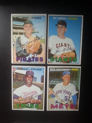 1967 Topps Baseball EX-EXMT Set Break, RARE HI Number #577 Bill Short - Image 1 of 2