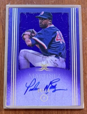 Pedro MARTINEZ🔥2017 Topps Definitive Gold Framed AUTO #DCFA-PM 4/10 NM Red Sox - Image 1 of 2