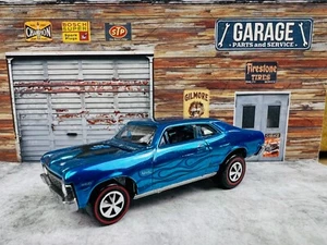 🇺🇸Hot Wheels BLAU 68 CHEVY NOVA Redline Club Series 5 Neo Classics C15🇺🇸 - Bild 1 von 8