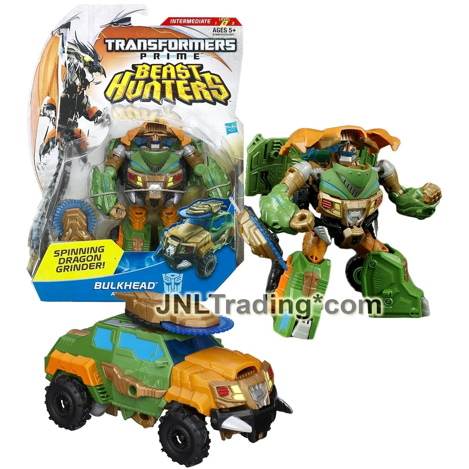Yr 2012 Transformers Prime Beast Hunters Deluxe 6" Figure BULKHEAD Armored Truck - Image 1 of 1