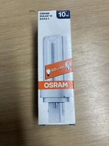 Osram Dulux D 10w / 840 Energy Saving 2-PIN PLC lamp - Cool White - G24d-1 - Picture 1 of 10