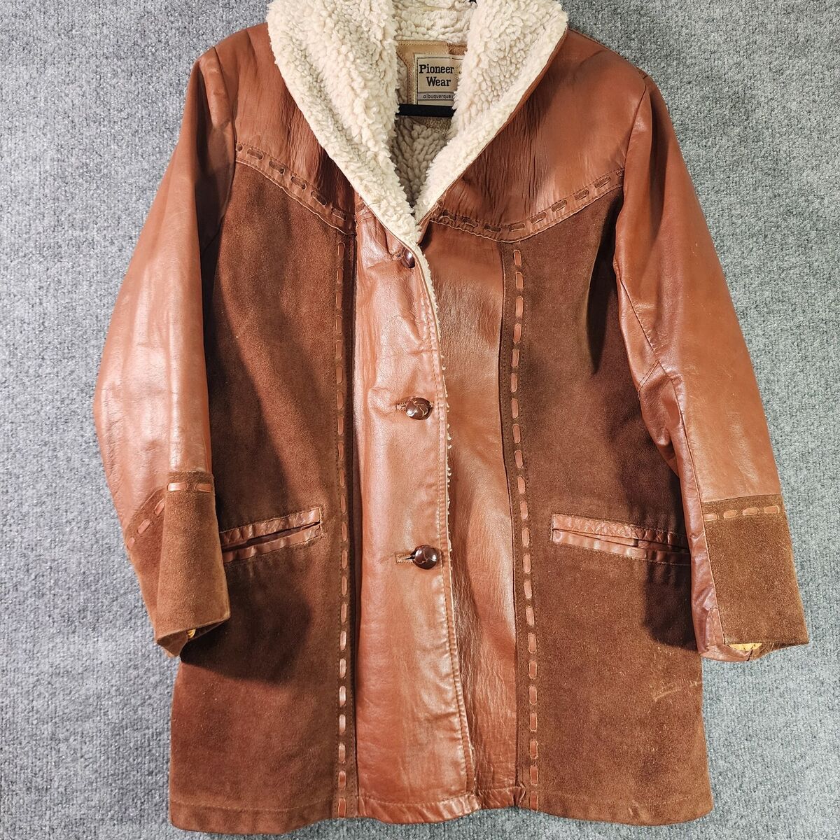 Pioneer Wear Brown Leather Vintage Coats, Jackets & Vests Pioneer Wear Brown Leather Vintage Coats, Jackets & Vests