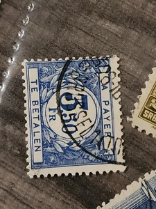 Te Betalen Foreign 3,50 fr. Sello azul usado - #A226 - Imagen 1 de 2