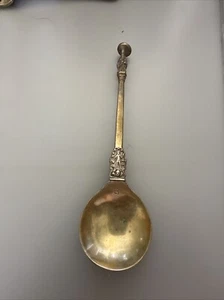 ANTIQUE SOLID SILVER 17 /18 CENTURY DUTCH APOSTLE SPOON . - Picture 1 of 8