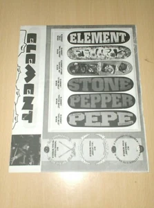 skateboard katalog vintage element new deal mad circle blk/wht rare .. zzy - Bild 1 von 2