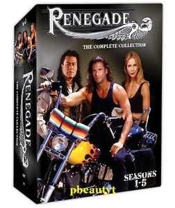 RENEGADE The Complete Series (DVD, Seasons 1-5, 110 episodes) NEW - Picture 1 of 3