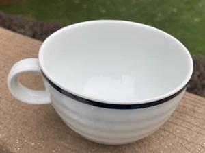 3 tazzine da caffè cassa e barile Spal Roulette righe bianche blu, Made in Portugal - Foto 1 di 9