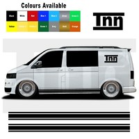 Side Stripe Stickers For VW Transporter T5 T6 T4 Sticker Decal Vinyl Camper