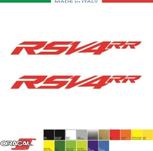 2 ADESIVI APRILIA RSV4RR NEW mm.180x18 STICKERS AUFKLEBER DECALS PEGATINA - Imagen 1 de 1