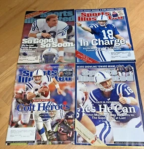 4 SPORTS ILLUSTRATED - Peyton Manning - Colts 1999 / 2003 / 2007 - Foto 1 di 5