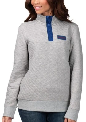 Kansas Jayhawks NCAA G-III Mujer Cuarto Abotonado Sudadera Acolchada Foto 1 de 4