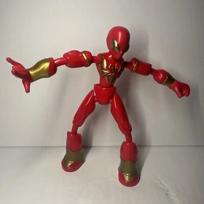 Figura de acción Spider-Man Marvel Bend and Flex, IRON SPIDER sin accesorios Foto 1 de 4