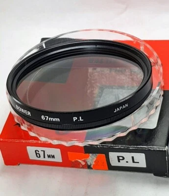 Genuine Bower 67mm Polarizer PL Glass Lens Filter Japan 67 mm Polarizing Pro - Image 1 of 4