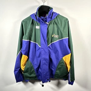 Vtg ASICS Parka Jacket Women’s Size Large Empire Waist Long Length Jacket - Picture 1 of 13
