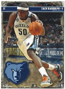 ZACH RANDOLPH FATHEAD INTERCAMBIABLES MEMPHIS GRIZZLIES LOGOTIPO MSU SPARTANS 2013-14 #22 - Imagen 1 de 11