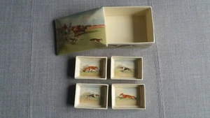 Royal Doulton Fox Hunting - Cigarette / Trinket Box with 4 dishes RARE - #3 - Picture 1 of 12