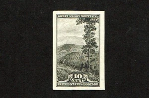 1935 U.S.National Parks IMPERF 10c Gray Blk SMOKEY MTNS Sc#765 MINT NG as Issued - Picture 1 of 1