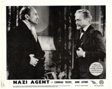 Nazi Agent Original Lobby Card Conrad Veidt Frank Reicher 1942 rare