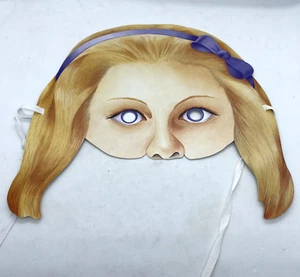 Alice in Wonderland Masqurade, Halloween paper mask  - Bild 1 von 13