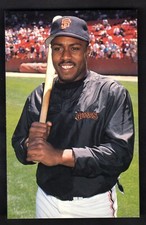 1989 BARRY COLLA Kevin Mitchell GIANTS UNSIGNED 3-1/2 x 5-1/2 PHOTO POSTCARD #17