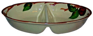 Serving Dish Divided FRANCISCAN APPLE 11 x 7 Gladding, McBean & Co USA 1940 MINT - Picture 1 of 8