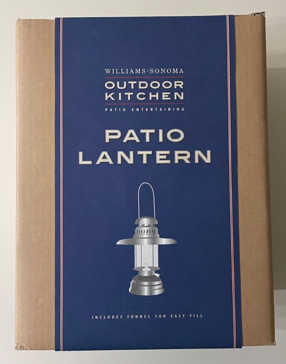 NEW Williams-Sonoma Yellow Outdoor Kitchen Patio Lantern NIB! | eBay