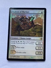 Magic: The Gathering Rise of Eldrazi Student of Warfare Foil NM MTG Card
