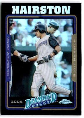 Scott Hairston 2005 Topps cromo negro refractor #382/225 Arizona Diamondbacks Foto 1 de 2