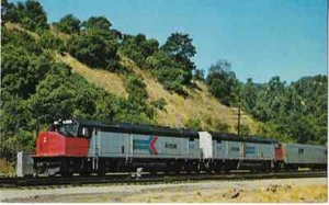 "Amtrak Passenger Car Rail System Train" Postcard - Picture 1 of 2