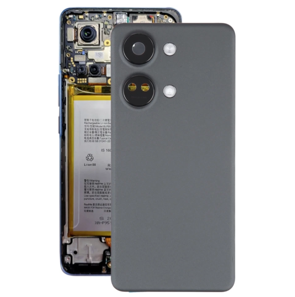COVER SCOCCA POSTERIORE per ONEPLUS NORD 3 CPH2491 CPH2493+VETRO FOTOCAMERA NERO - Immagine 1 di 1