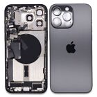 Back Housing Original Reclaimed For iPhone 15 PM Black Replacement Grade A Pull