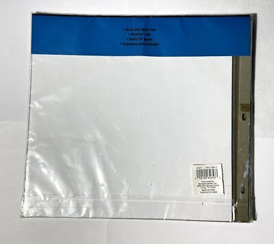 Nuevo Paquete Recuerdos Álbum de Recortes Repuesto 12" x 12" 10 Hojas Foto 1 de 3