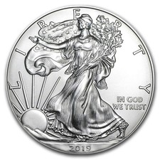 1 OZ dollaro USA LIBERTY EAGLE 2019 ARGENTO SILVER ONCIA 999