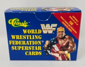 1991 CLASSIC WRESTLING SET - FACTORY SEALED 150 CARDS HOGAN UNDERTAKER ROOKIE - Picture 1 of 5