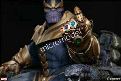 Estatua modelo GK Thanos Throne Marvel Sideshow Collectibles versión regular Foto 1 de 4