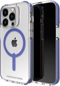Custodia originale GEAR4 per iPhone 15 Pro / 14 Pro Santa Cruz - trasparente / blu - Foto 1 di 3